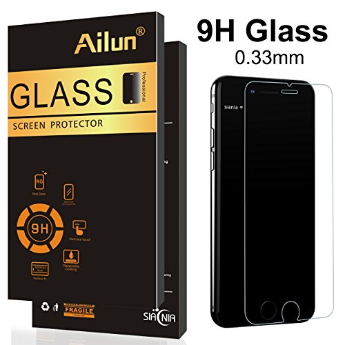 Ailun Screen Protector for iPhone 8 Plus 7 Plus 6s Plus 6 Plus,[5.5inch][3Pack],2.5D Edge Tempered Glass Compatible with iPhone 8 Plus,7 Plus 6s Plus 6 Plus,Anti-Scratch,Case Friendly: Cell Phones & Accessories