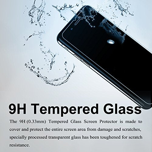 Ailun Screen Protector for iPhone 8 Plus 7 Plus 6s Plus 6 Plus,[5.5inch][3Pack],2.5D Edge Tempered Glass Compatible with iPhone 8 Plus,7 Plus 6s Plus 6 Plus,Anti-Scratch,Case Friendly: Cell Phones & Accessories