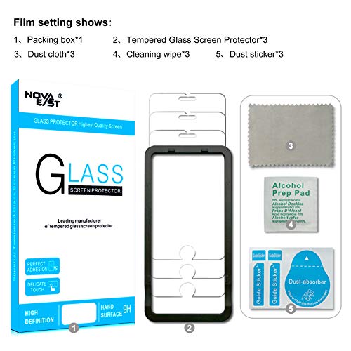 Amazon.com: Novaeast iPhone 8, 7, 6S, 6 Screen Protector, Tempered Glass Screen Protector for iPhone 8, iPhone 7, iPhone 6S, iPhone 6 [4.7inch](3 Pack) with Easy Installation Frame, Lifetime Replacement: Gateway