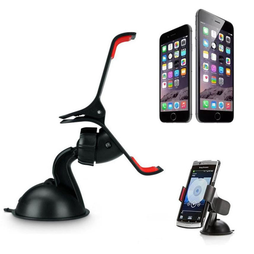 Universal Car Windshield Mount Stand Holder For iPhone 7 6 5 Phone GPS Universal Stand Holder For Samsung For HTC Gift HOT #201