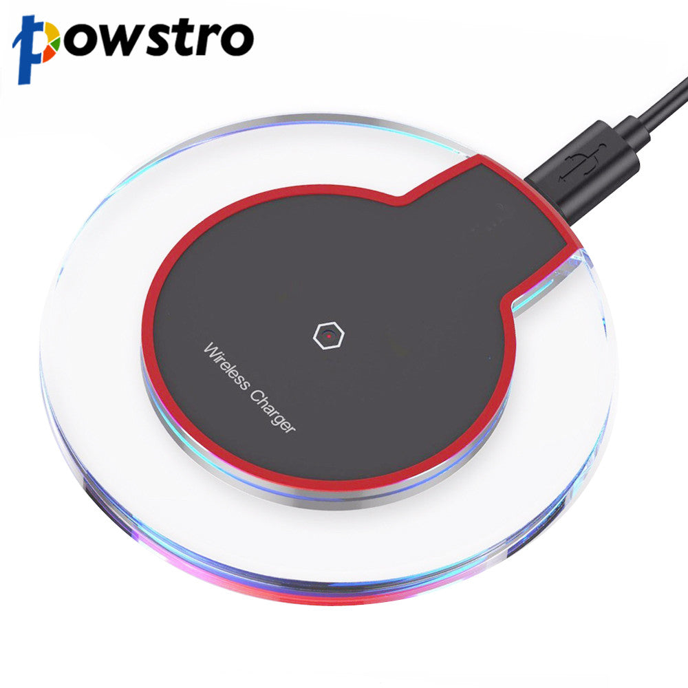 Ultra Slim QI Wireless Fast Charger Charging Pad 5V 1A Wireless Charge for Samsung Galaxy S7 S6 Edge Plus Note 5 LG G2 G3 HTC