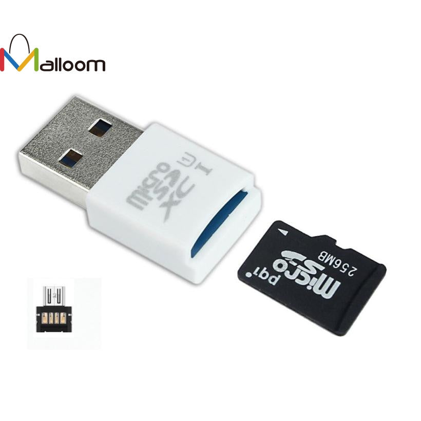 Gift Sale USB 3.0 MINI 5Gbps Super Speed USB 3.0+OTG Micro SD/SDXC TF Card Reader Adapter