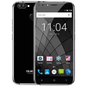 Oukitel U22 3G Smartphone 5.5 inch Android 7.0 Quad Core 2GB RAM 16GB ROM Fingerprint Sensor Dual Front Cameras Mobile Phone