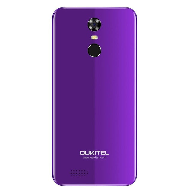 Oukitel C8 18:9 Aspect Ratio Mobile Phone 5.5"HD Quad Core 1.3GHZ 2GB/16GB ROM 13MP Android 7.0 3000mAh Rear Touch ID Smartphone