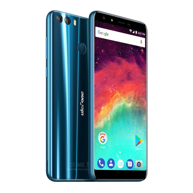 Ulefone MIX 2  5.7" HD+ 18:9 screen MTK6737 Quad Core Android 7.0 Fingerprint 2GB+16GB Mobile Phone 13MP Dual Camera Cellphone