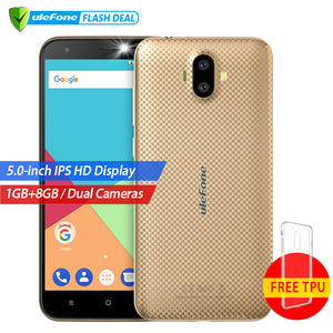 Ulefone S7 1GB+8GB Smartphone 5.0 inch IPS HD Display Android 7.0 Dual Camera 3G mobile phone