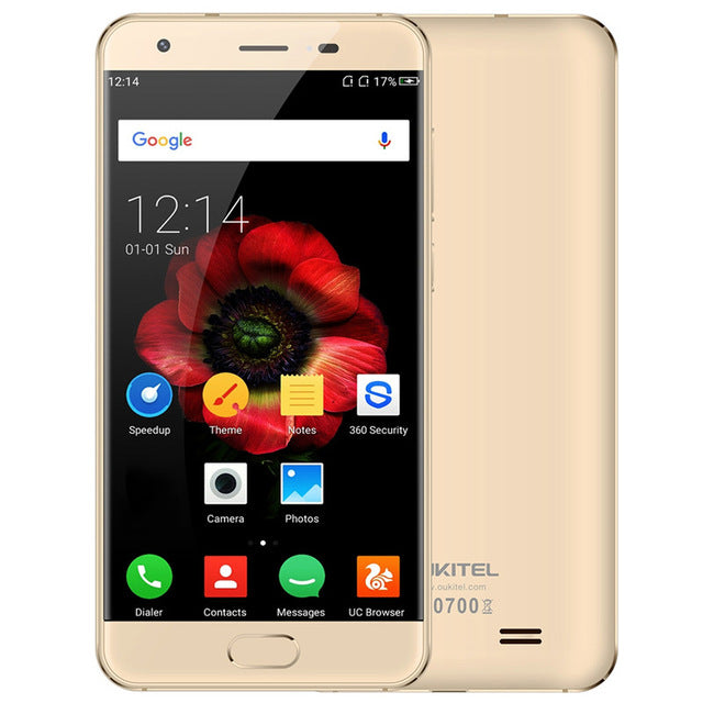 OUKITEL K4000 Plus 5.0'' 4G Mobile Phone Android 6.0 MTK6737 Quad Core 1.3GHz 2GB RAM 16GB ROM 13MP+5MP 4100mAh Smart Cellphone