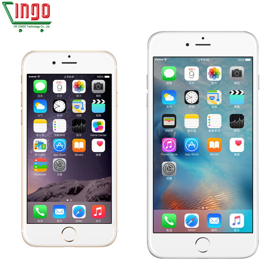 Unlocked Apple iPhone 6 /iPhone 6 Plus 1GB RAM 16/64/128GB ROM IOS Dual Core 8MP/Pixel Used 4G LTE Mobile Phone