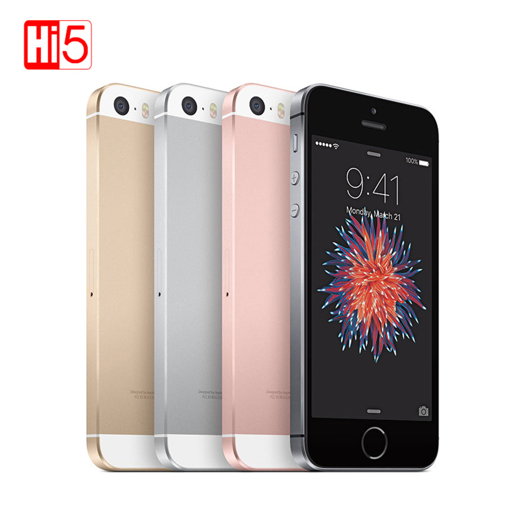 Unlocked Apple iphone SE Mobile Phone 2GB RAM 16GB/64GB ROM 4.0" Chip A9 iOS Dual core LTE Fingerprint Used smartphone