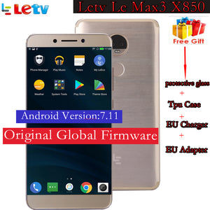 Original Letv LeEco RAM 6G ROM 128G le Max3 X850 FDD 4G Cell Phone 5.7 Inch Snapdragon 821 2560x1440 compare to X720 X900 x820