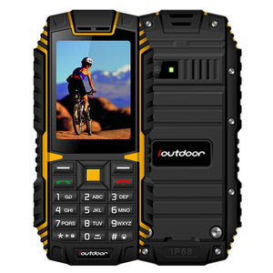 XGODY ioutdoor T1 2G Feature Phone IP68 Shockproof cep telefonu 2.4''128M+32M GSM 2MP Back Camera FM Telefon Celular 2G 2100mAh