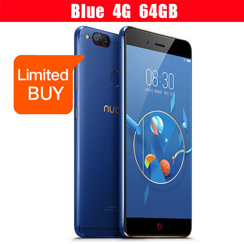 ZTE Nubia Z17 Mini Dual Back Camera Smartphone 4GB/6GB RAM 64GB ROM 5.2inch Snapdragon 652 MSM8976 Dual SIM Cards Mobile Phone