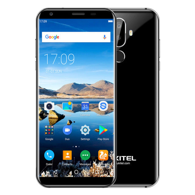 Oukitel K5 4G 5.7 inch 18:9 Display MTK6737T Mobile Phone Android 7.0 2G 16G Quad Core 4000mAh 3 Cameras Fingerprint Smartphone