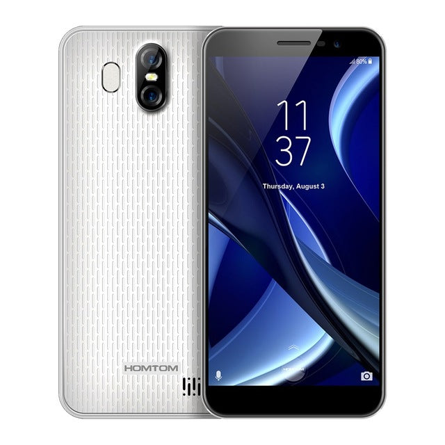 Original HOMTOM S16 3G Smartphone 5.5 inch 2GB+16GB Mobile Phone Android 7.0 MTK6580 Quad-core 1.3GHz 13.0MP 3000mAh Cellphone