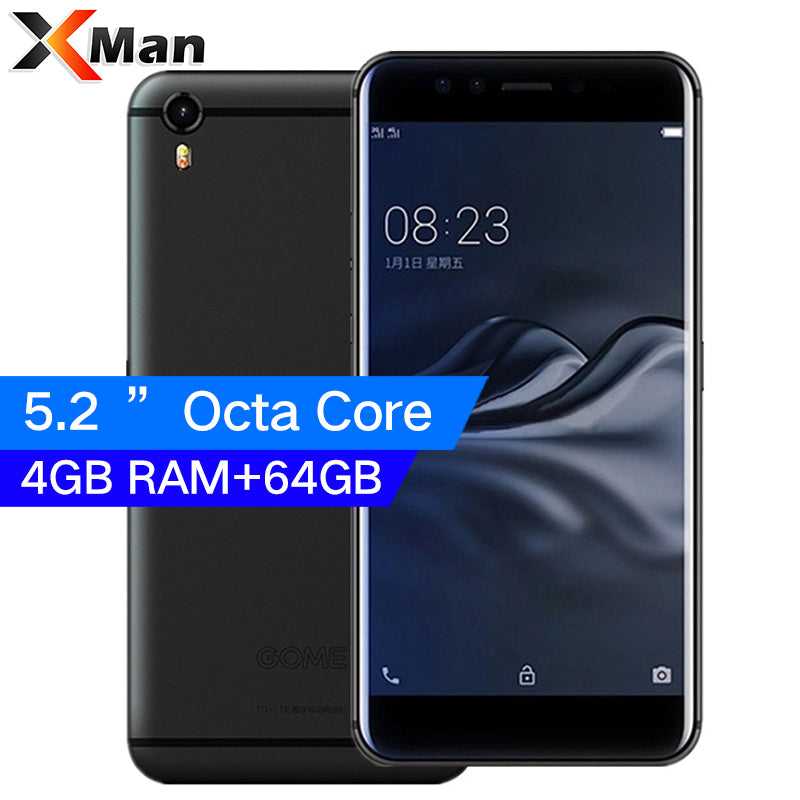 Original Gome K1 Mobile Phone 5.2 inch 1080P 4GB RAM 64GB/128GB ROM MTK7 2.3GHz Octa Core 3500mAh Android 6.0