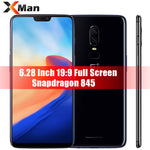 Oneplus 6 Mobile Phone 6GB/8GB RAM 64GB/128GB/256GB ROM 6.28" NFC Dual Camrea 20+16MP Snapdragon 845 Octa Core Android 8.1