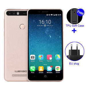 Leagoo Kiicaa Power 4000mAh 3G Mobile Phone 5.0inch 2G RAM 16G ROM MT6580A Quad Core Android 7.0 8.0MP Dual Back Camera