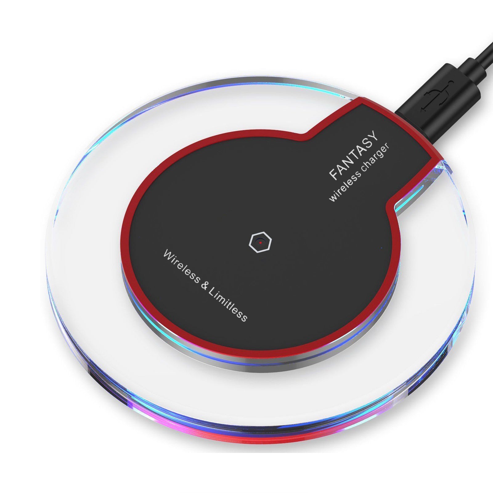 powstro C1 Wireless Charger Qi Standard Charging Pad Super Thin Fast Charge for SAMSUNG S6 S6 Edge Plus S7 Note 5