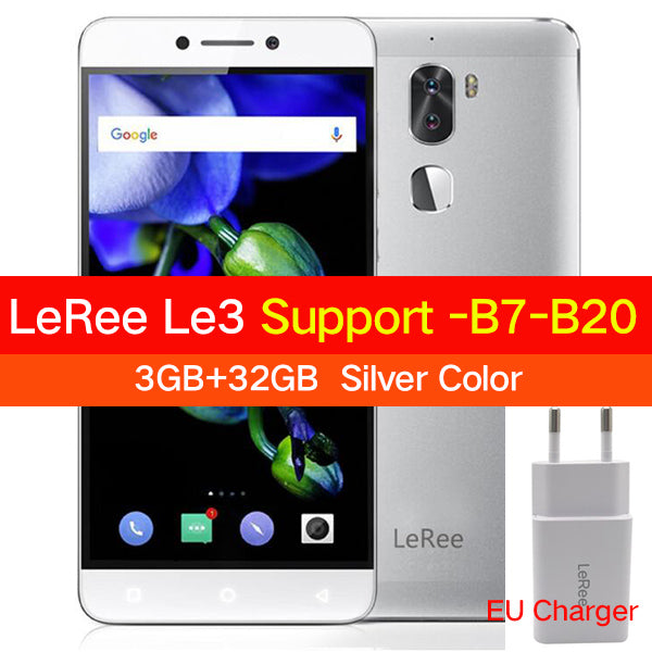 Original leeco cool 1 Coolpad letv cool1 leRee Le3 4G LTE Mobile phone Octa Core 5.5" FHD 3G / 4G 32G Dual Back Cameras