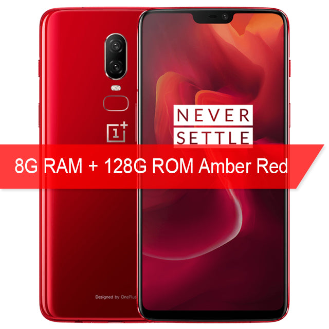 2018 New Oneplus 6 Waterproof Mobile Phone 6.28'' 6/8GB RAM 64/128GB ROM Snapdragon 845 Android 8.1 Dual Rear Camrea 20+16MP NFC