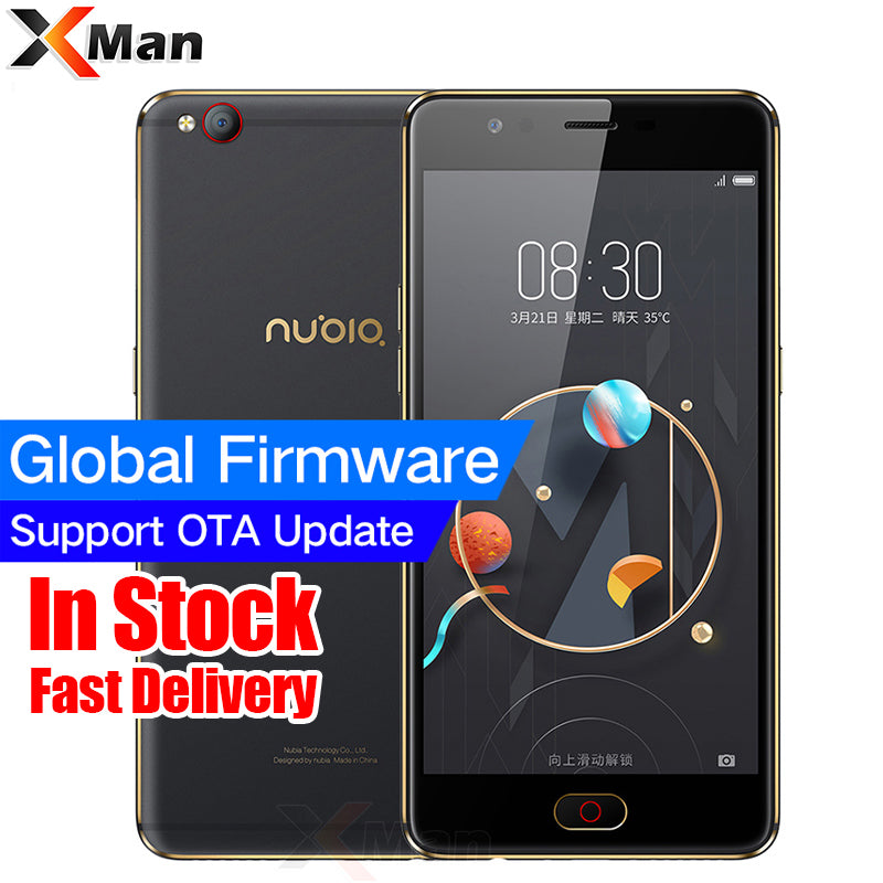 Original ZTE Nubia M2 LITE 4G LTE MT6750 Octa Core Android M 5.5" 3G RAM 64GB ROM 16.0MP 3000mAh Battery Fingerprint Smartphone