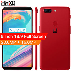 Stock Oneplus 5T 5 T 6 GB 64GB Snapdragon 835 Octa Core Smartphone 6.01"20.0MP 16.0MP Dual Camera LTE 4G Android 7.1