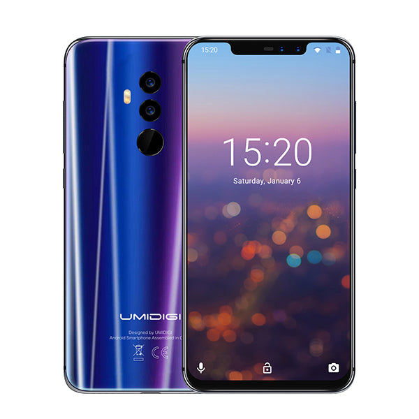 UMIDIGI Z2 Global Version Helio P23 6GB RAM 64GB ROM 6.2" FHD+ Full Screen Quad Camera Android 8.1 3850mah Face ID 4G Smartphone