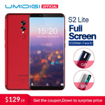 UMIDIGI S2 Lite Full Screen 18:9 Smartphone Android 7.0 Face ID 5100mAh cellphone 4GB RAM 16MP+5MP Dual Cameras 4G Mobile Phone